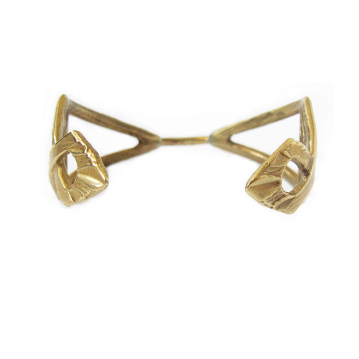 Geometric Open Bangle