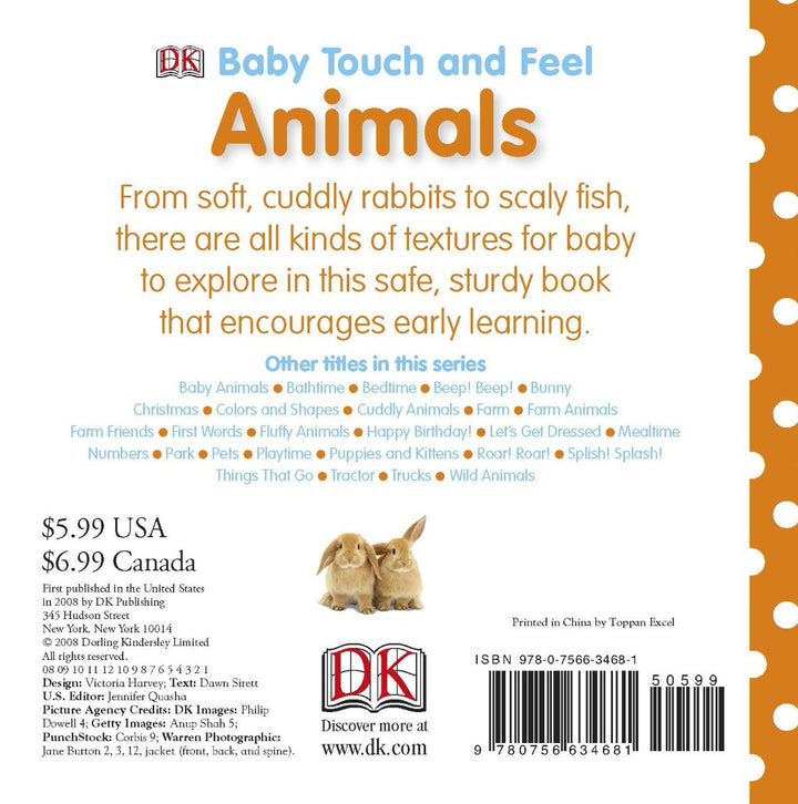 Baby Touch and Feel Animals Book