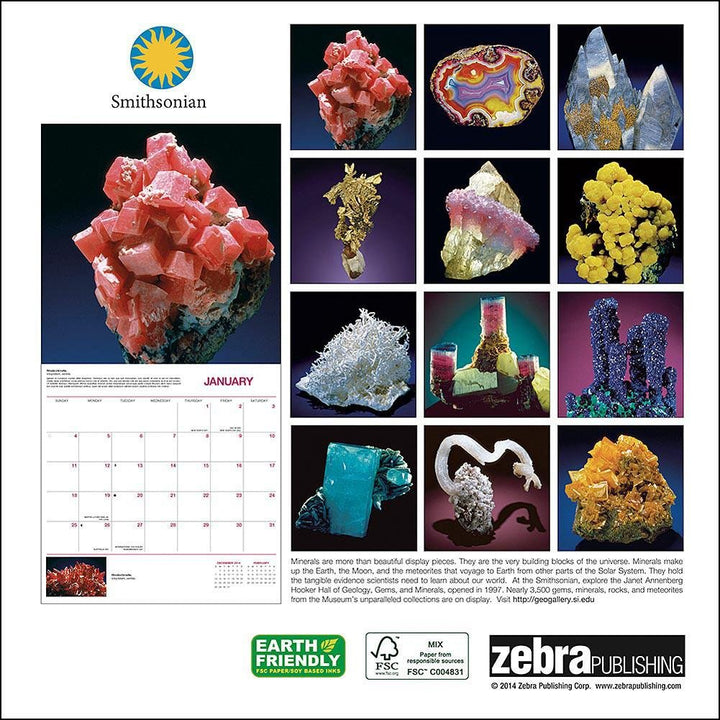 Rocks and Minerals 2015 Calendar