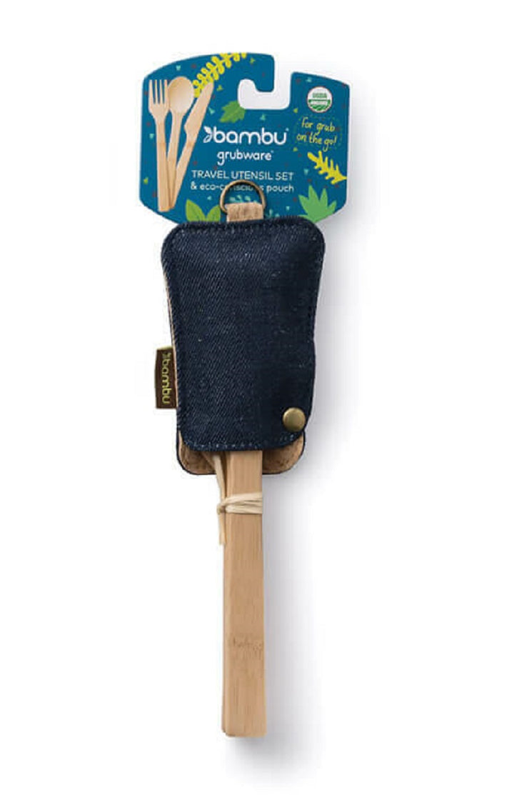 Plastic-Free Portable Bamboo Utensil Set