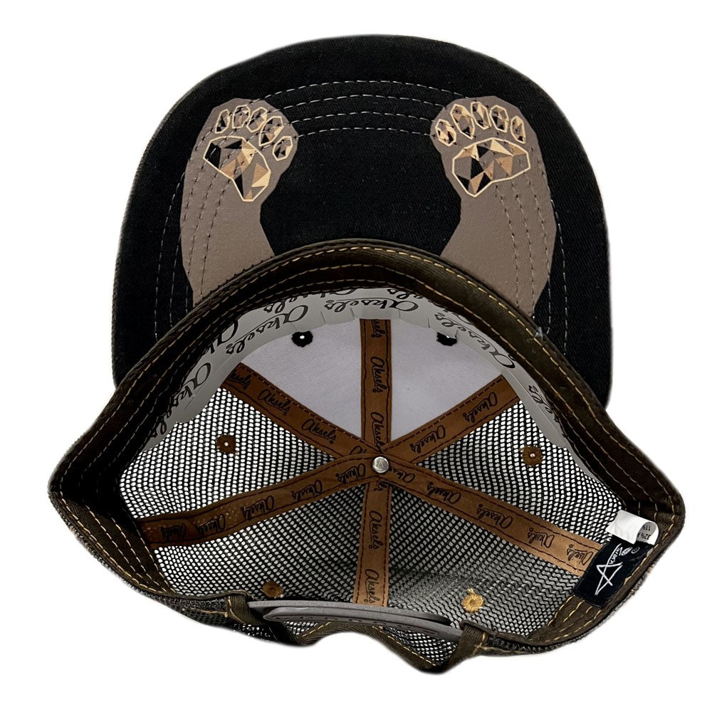 Youth Flat Brim Bear Cap Bill