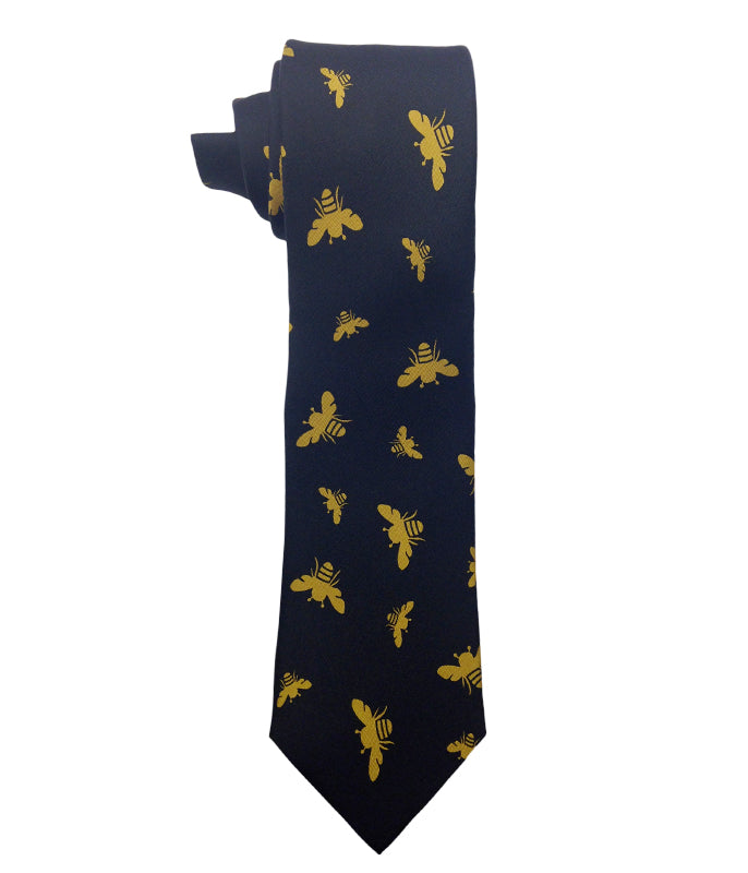Bees Silk Tie
