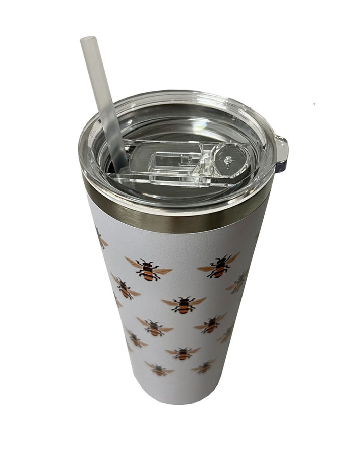 Stainless Steel 22 OZ Bees Tumbler / Straw Top