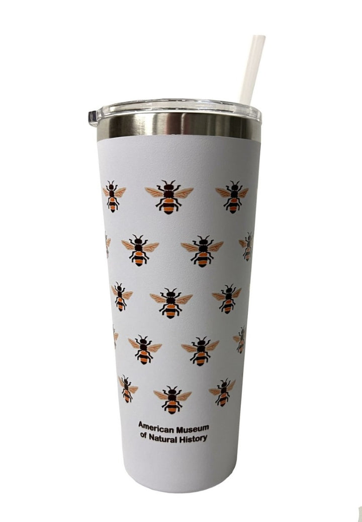 Stainless Steel 22 OZ Bees Tumbler / Straw