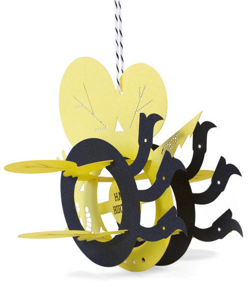 Sir Beesley the 3-D Birthday Card