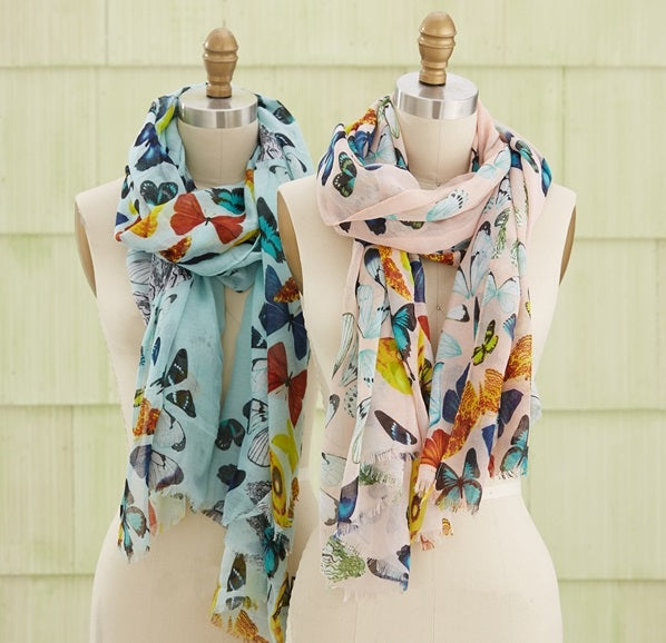 On The Wings Of Butterflies Scarf