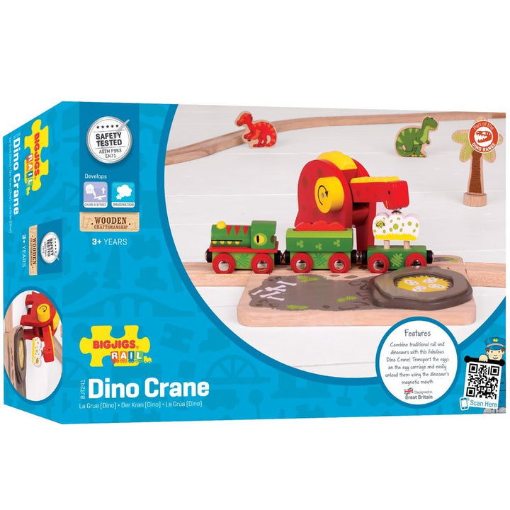 Wooden Dino Crane