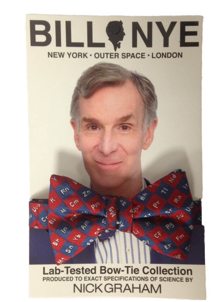 Bill Nye Element Chart Red Bow Tie by Nick Graham