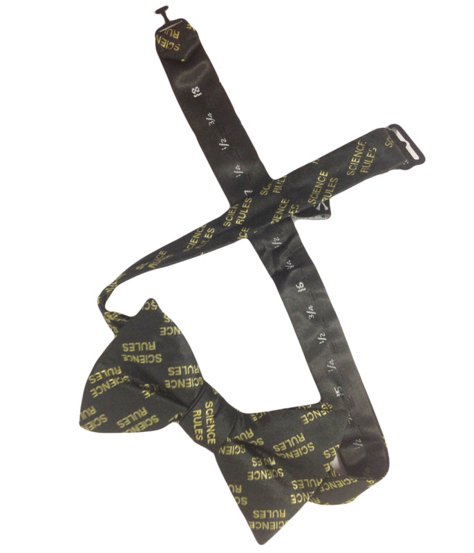 Bill Nye Planetary Society Logo Black Bow Tie by Nick Graham