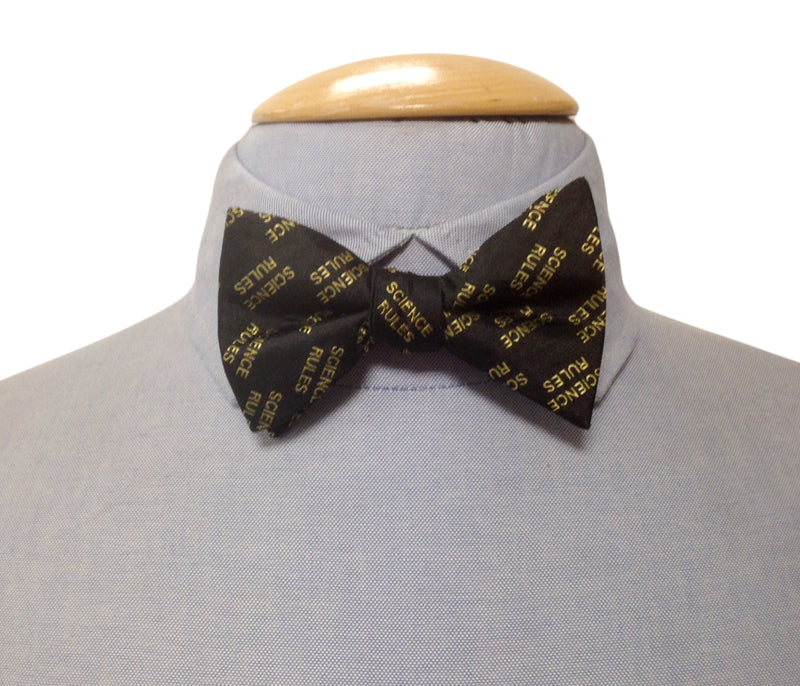 Bill Nye Planetary Society Logo Black Bow Tie by Nick Graham