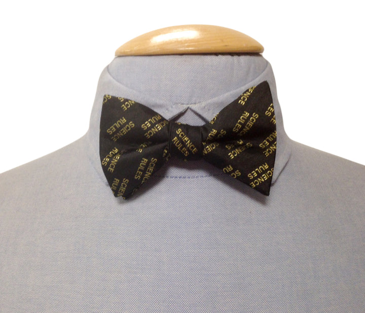 Bill Nye Planetary Society Logo Black Bow Tie by Nick Graham
