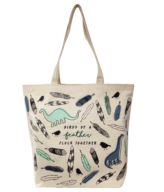 Birds of a Feather Canvas Tote
