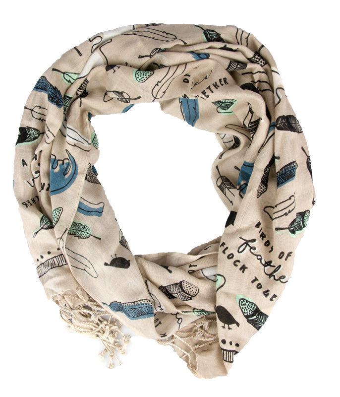 Birds of a Feather Flock Together Scarf