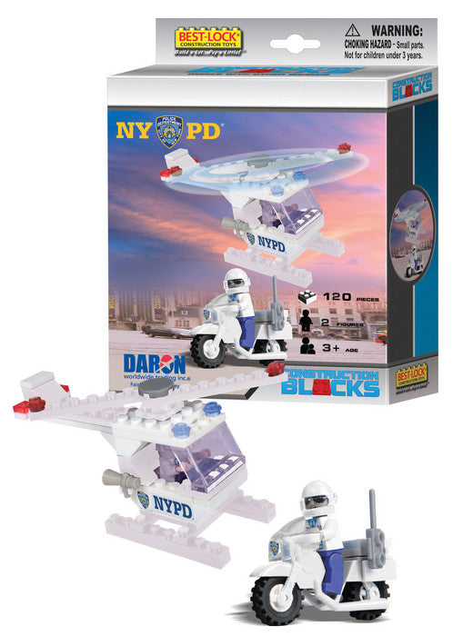 NYPD Helicopter and Motorcycle