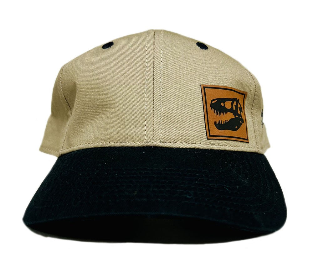 Two-Tone T.Rex Skull Patch Cap