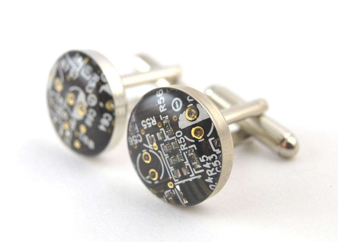Circuit Board Cuff Links