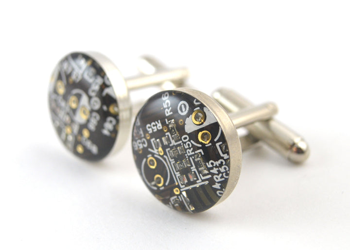Circuit Board Cuff Links