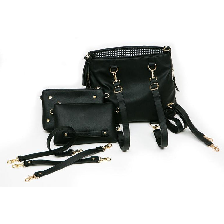 Black Boss Bag Backpack Diaper Bag