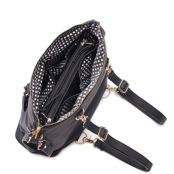 Black Boss Bag Backpack Diaper Bag