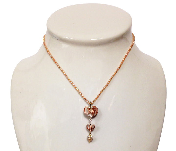 Bleeding Heart Pendant by Michael Vincent Michaud