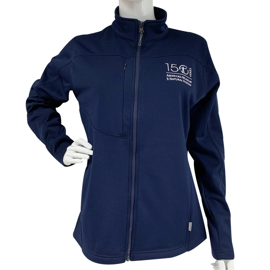Ladies Cut Navy Blue AMNH 150th Anniversary Jacket