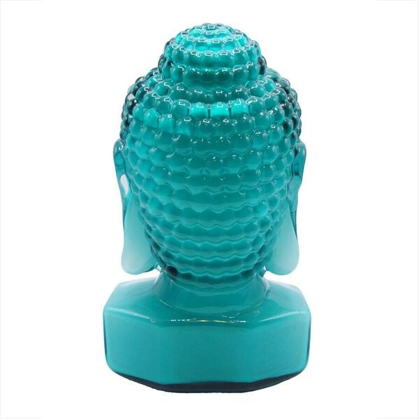 Large Guanyin Jade Glass Buddha Head