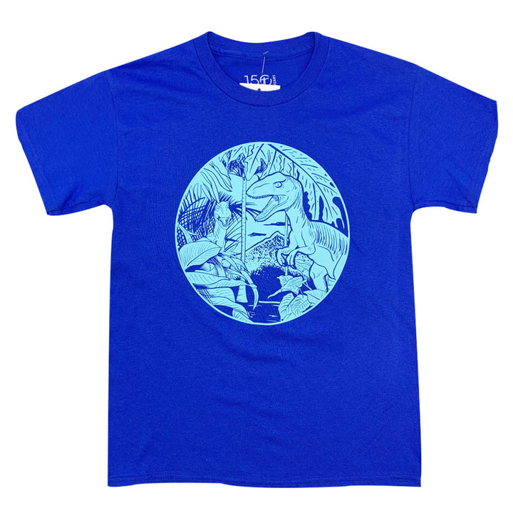 Youth Blue Raptor Jungle T-Shirt