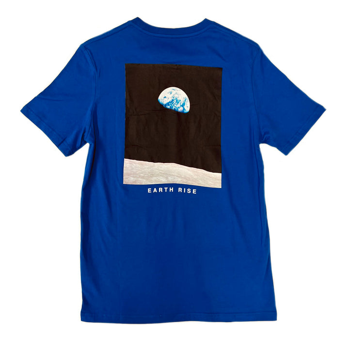 Adult Royal Blue NASA Earth Rise T-Shirt