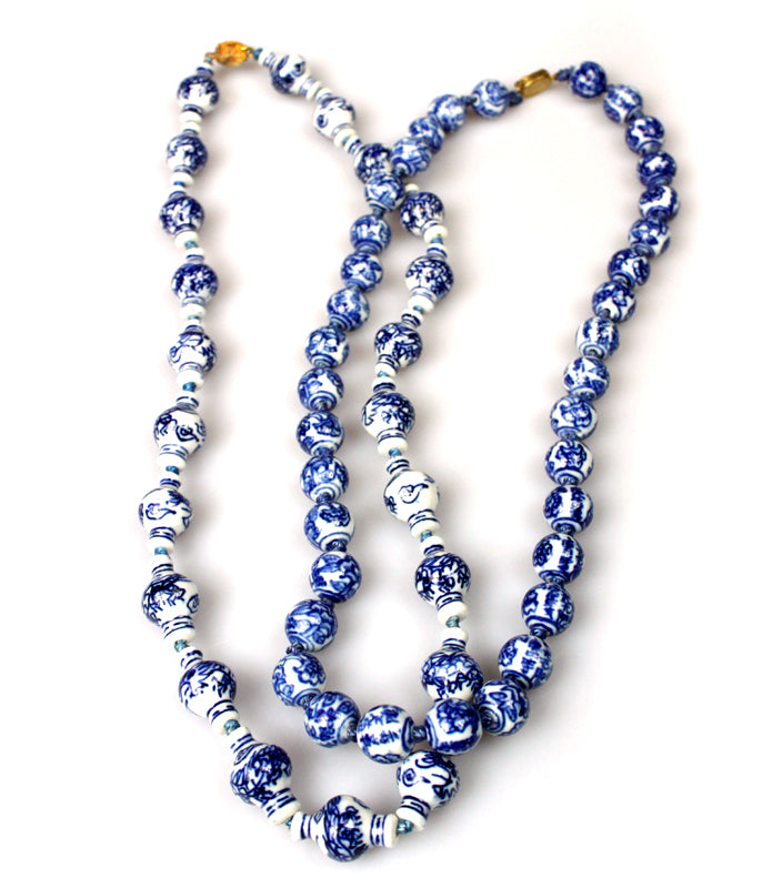Porcelain Beaded Necklace