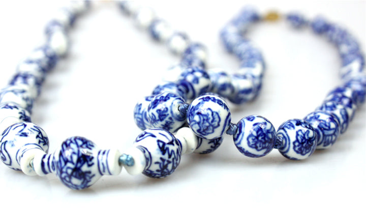 Porcelain Beaded Necklace