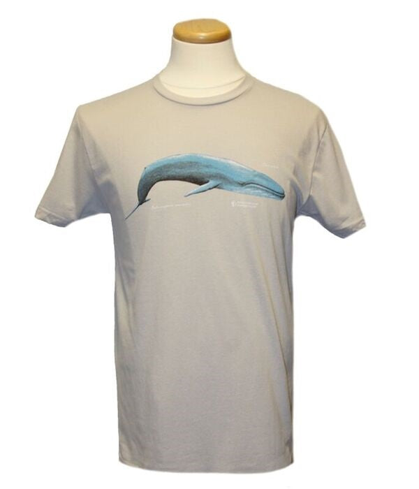 Adult AMNH Vintage Blue Whale T-Shirt
