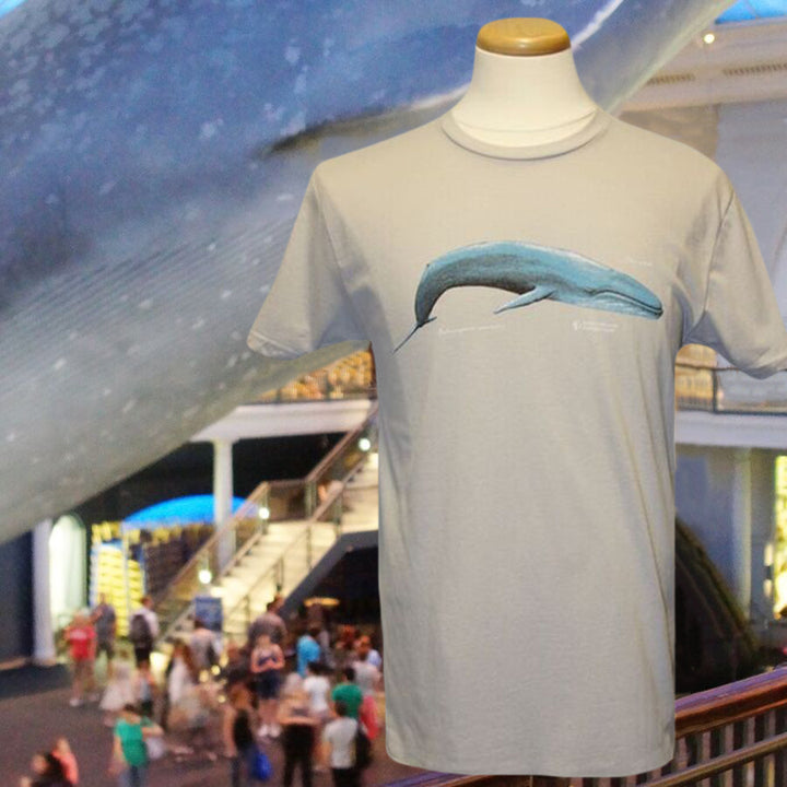 Adult AMNH Vintage Blue Whale T-Shirt