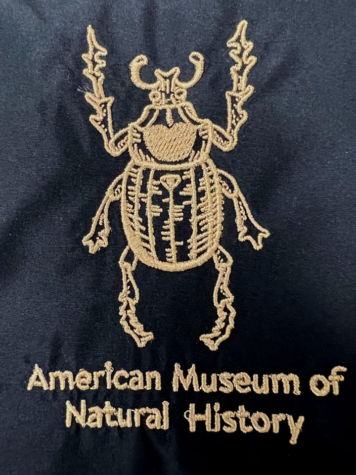 Adult AMNH Embroidered Insect Bomber Jacket