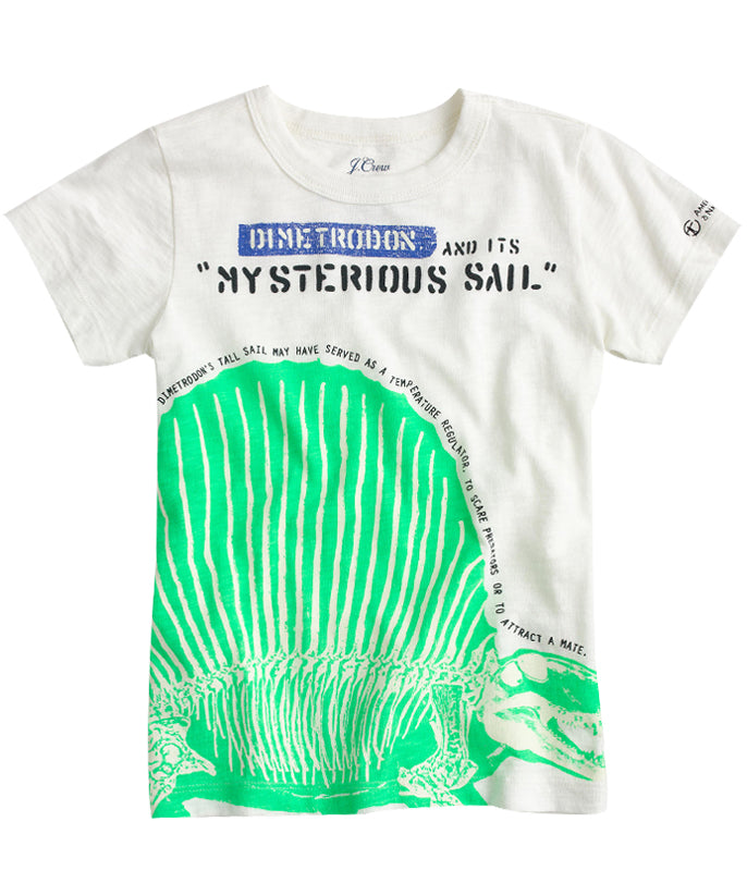 Glow-In-The-Dark Dimetrodon Tee - J.Crew for the American Museum of Natural History