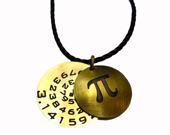 Brass Pi Necklace