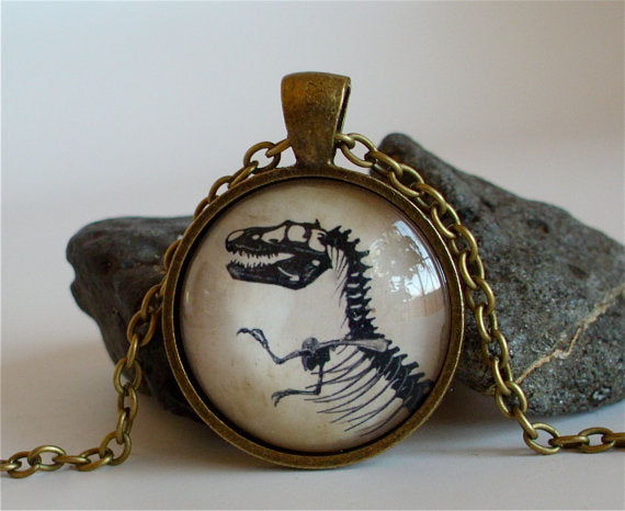 T. rex Fossil Necklace