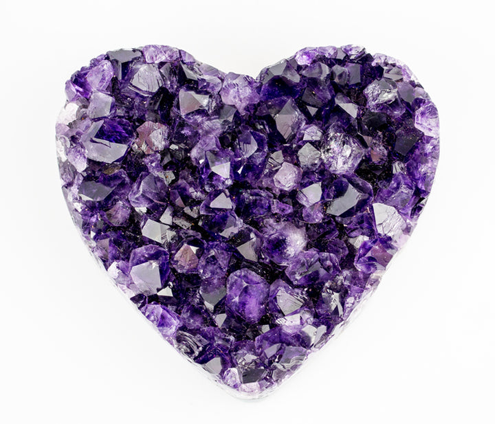 Brazilian Amethyst Heart