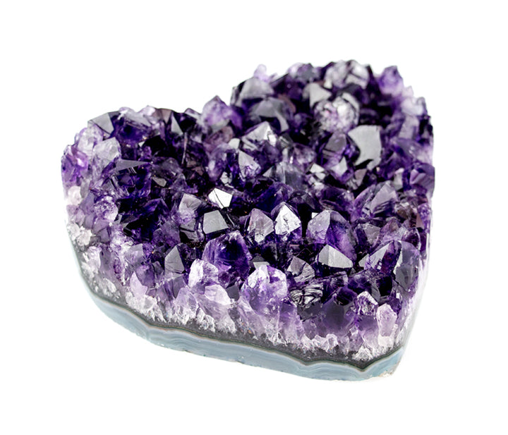 Brazilian Amethyst Heart