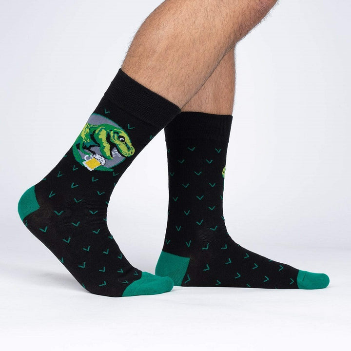 Adult T.Rex Brew Crew Socks