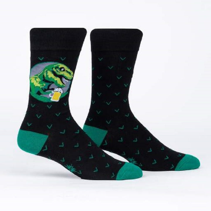 Adult T.Rex Brew Crew Socks