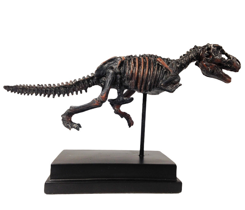 Bronze T. Rex Fossil Statue