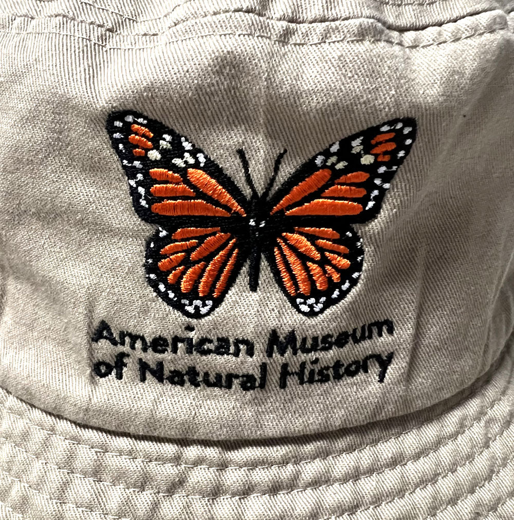 AMNH Butterfly Bucket Hat Closeup