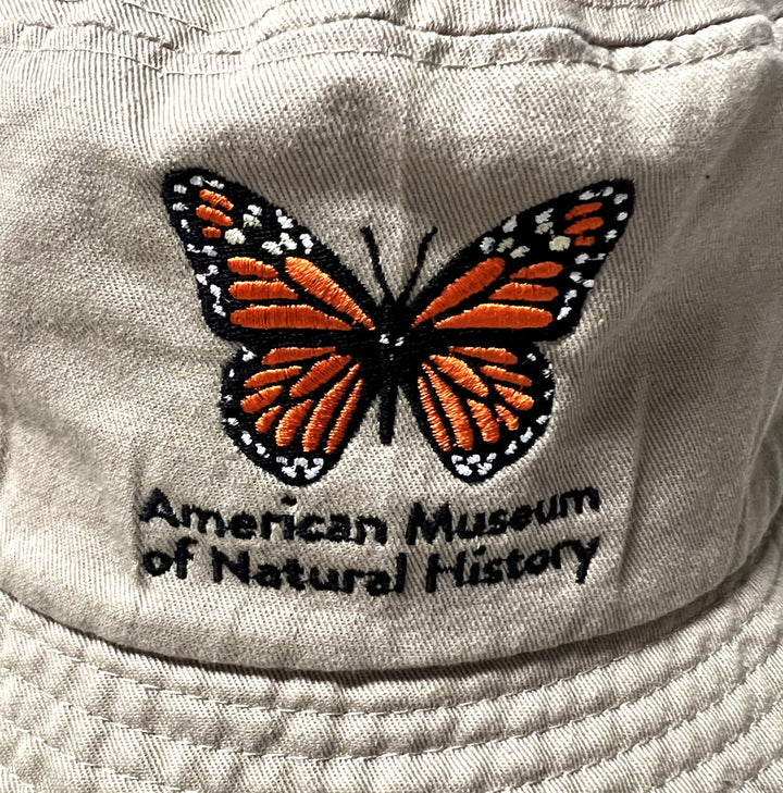 AMNH Butterfly Bucket Hat Closeup