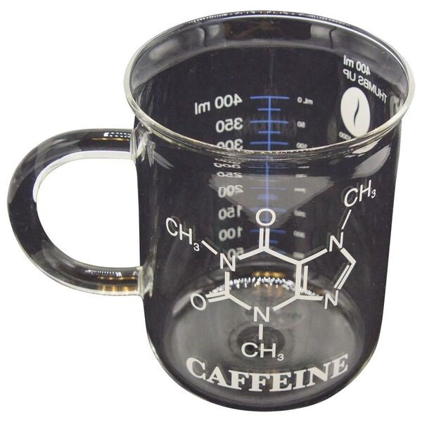 Caffeine Glass Chemistry Mug