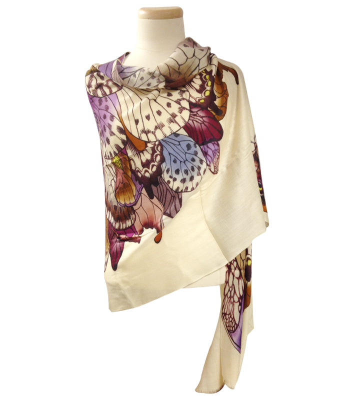 Cashmere Butterfly All in One Scarf & Shawl