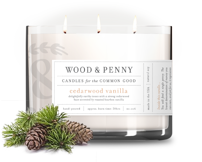 Cedarwood Vanilla Candle