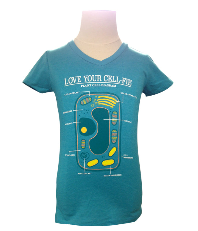 Girls Love Your Cell-Fie V-Neck Princess V-Neck Tee