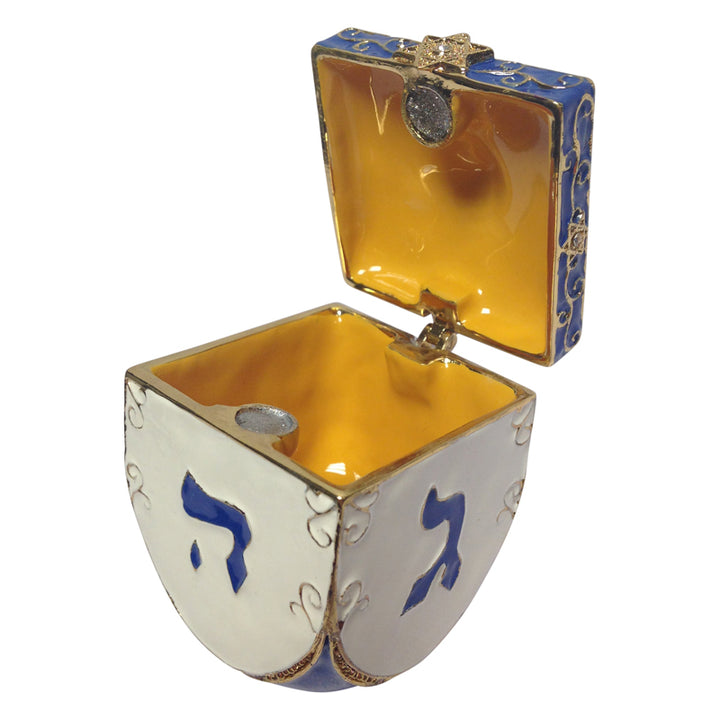 Chanukah Dreidel Covered Box