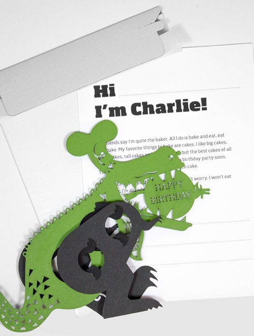 Charlie the 3-D Birthday Card