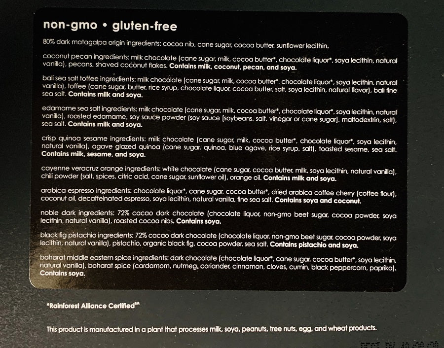 Prism Collection Set of 10 Chocolate Bars